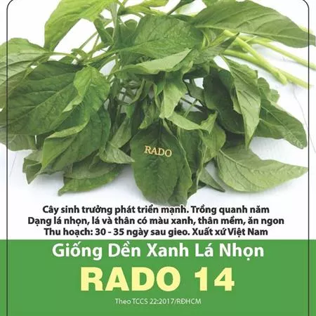 Product image - A31 - Hạt giống Rau Dền Xanh Lá Nhọn F1