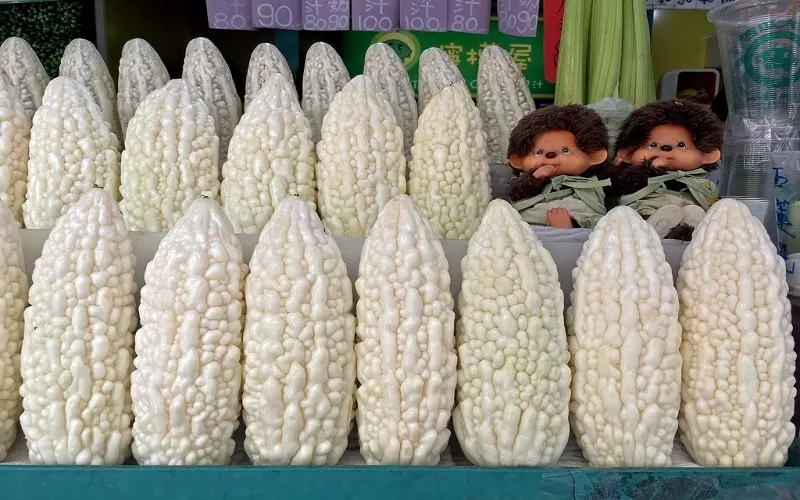 Product image - B46 - Hạt giống Khổ Qua Trái Trắng F1 (Mướp Đắng Trắng F1)