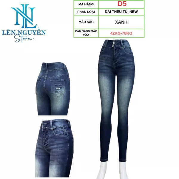 Product image - D5 Quần Jean Dài