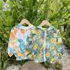 Áo chống nắng cho bé hoạ tiết hoa lá  AO22011