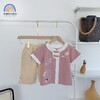 Bộ quần áo đũi trẻ em cộc tay họa tiết cá chép   BR21018