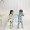 Bộ thun dài tay in hình động vật  BR22032