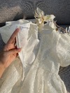Váy đầm thiết kế tiêu thư cho bé gái Anniebaby họa tiết phối ren xinh xắn cho bé từ 13 đến 46kg Quần áo trẻ em VA23063