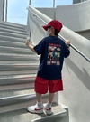 Áo thun bé trai size đại 50kg Magickids áo phông trẻ em cộc tay chất cotton thoáng mát Quần áo trẻ em mùa hè AO24022