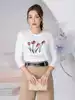 Áo thun nữ dài tay in hình hoa Someday