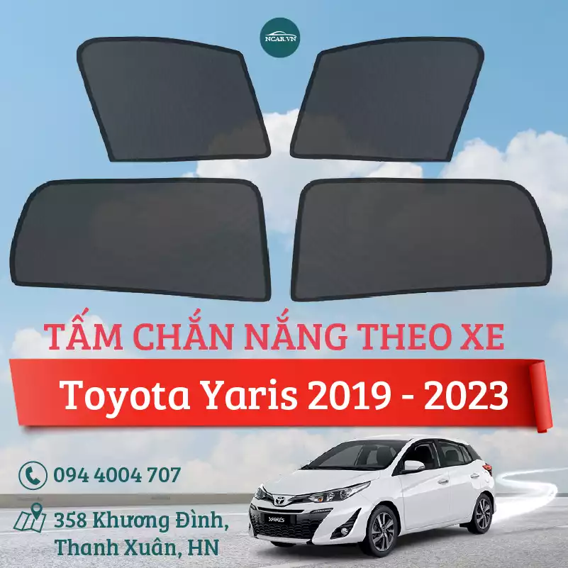 Tấm chắn nắng nam châm xe Toyota Yaris