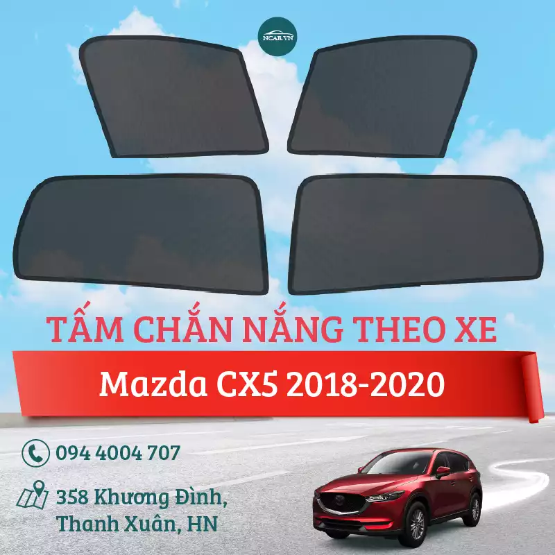 Tấm chắn nắng nam châm xe Mazda CX5