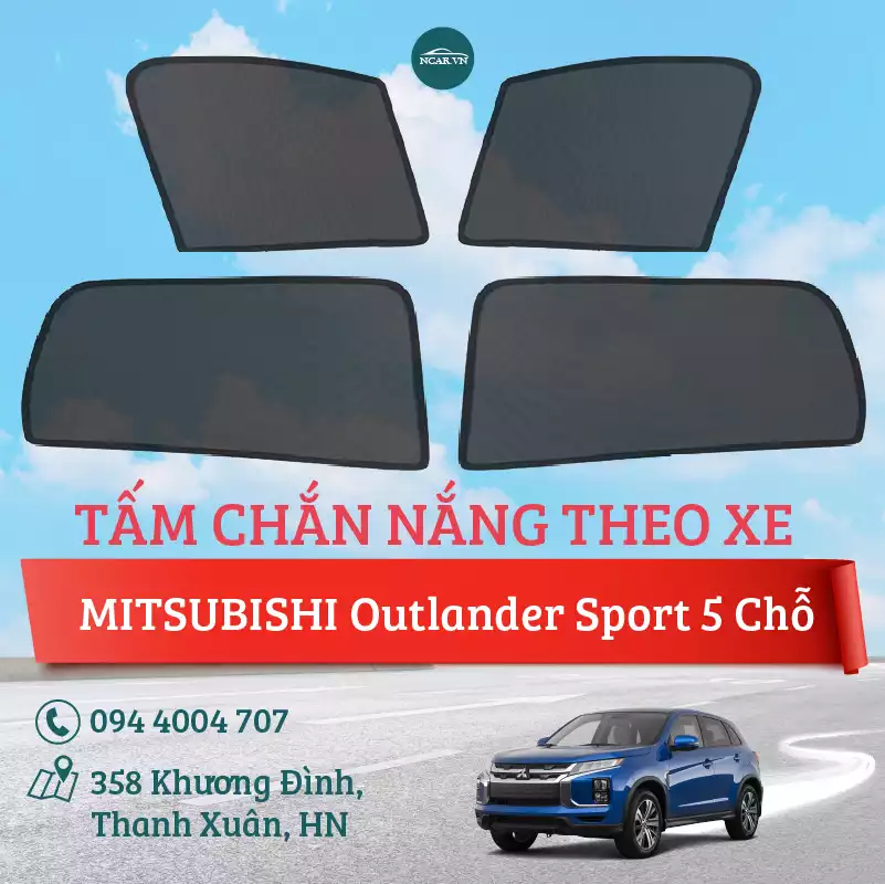 Tấm chắn nắng nam châm xe MITSUBISHI Outlander Sport