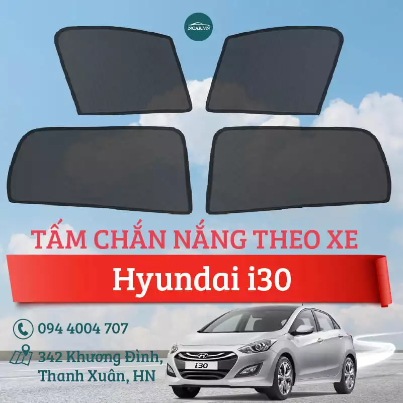 Tấm chắn nắng nam châm xe Hyundai i30