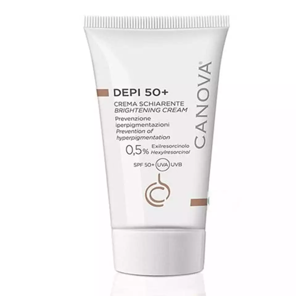Kem chống nắng ban ngày, giúp mờ nám sáng da 2in1 Canova Depi SPF 50+ 50ml