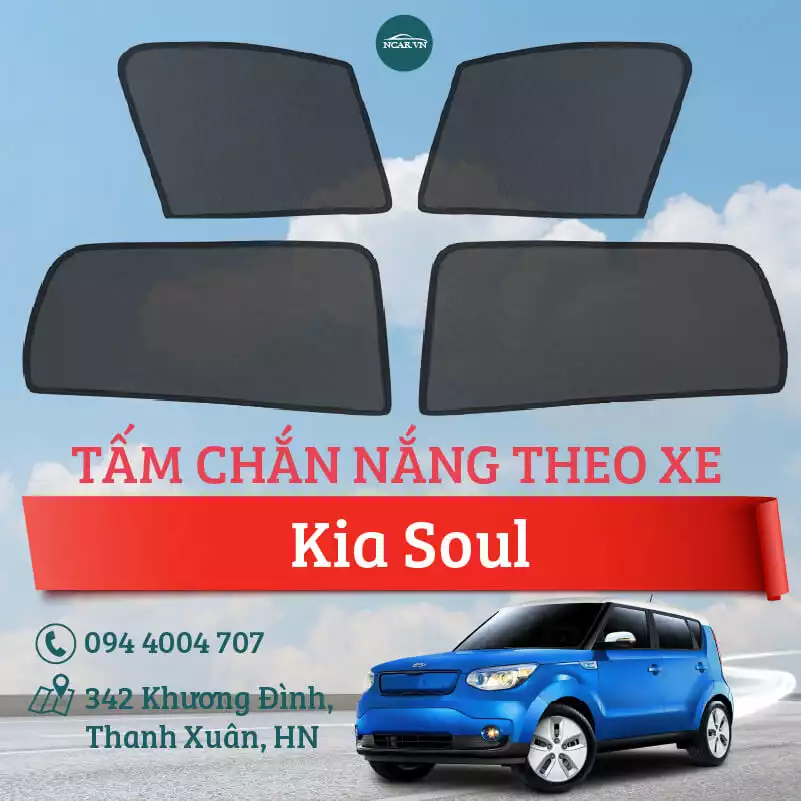Tấm chắn nắng nam châm xe Kia Soul