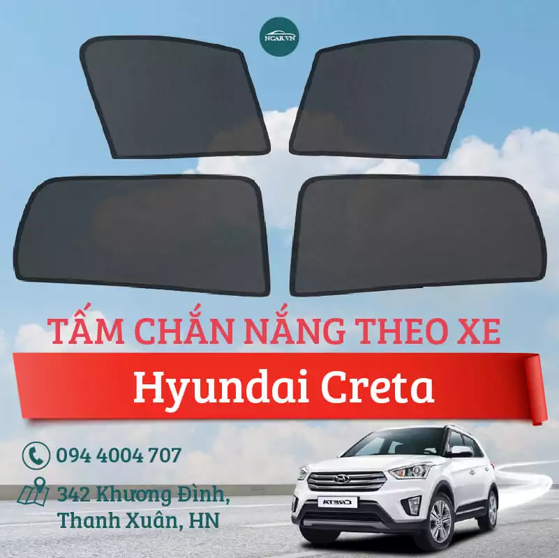 Tấm chắn nắng nam châm xe Hyundai Creta