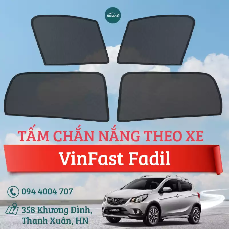 Tấm chắn nắng nam châm xe Vinfast Fadil