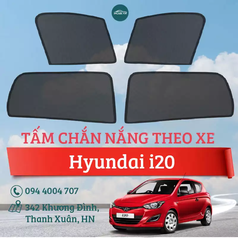 Tấm chắn nắng nam châm xe Hyundai i20