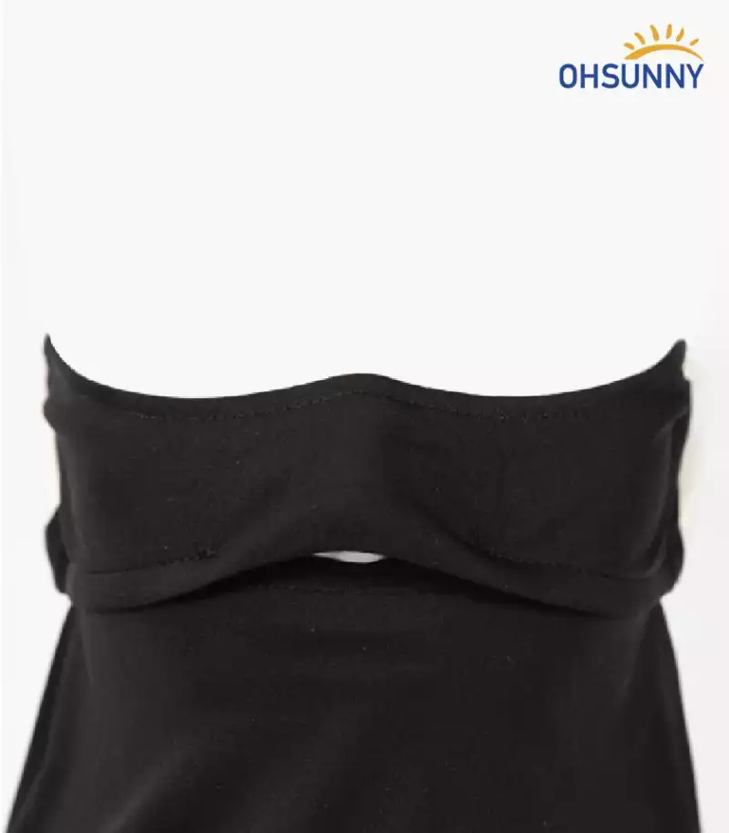 Khẩu trang chống nắng VELCRO 360 UPF50+++ OHSUNNY màu đen 