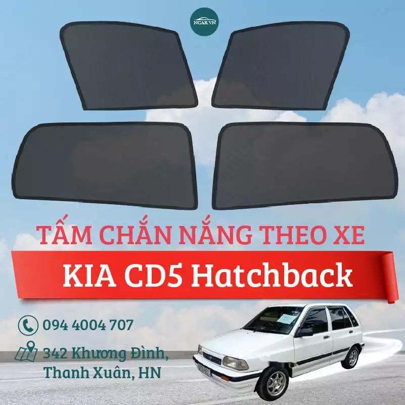 Tấm chắn nắng nam châm xe Kia CD5 Hatback