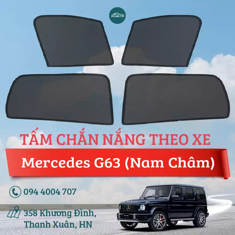 Tấm chắn nắng nam châm xe Mercedes G63
