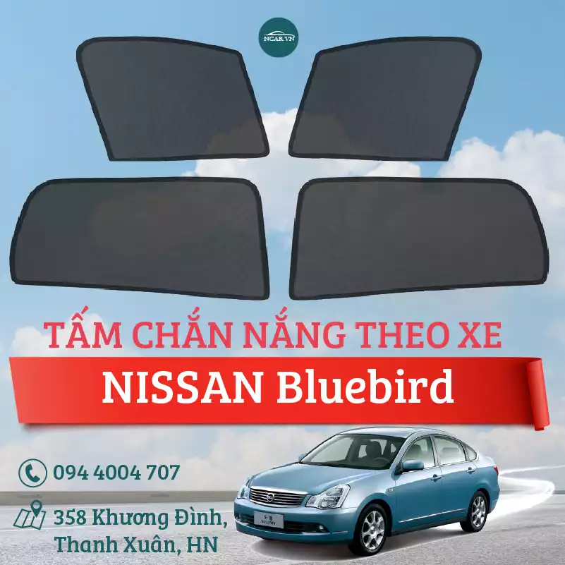 Tấm chắn nắng nam châm xe Nissan Bluebird