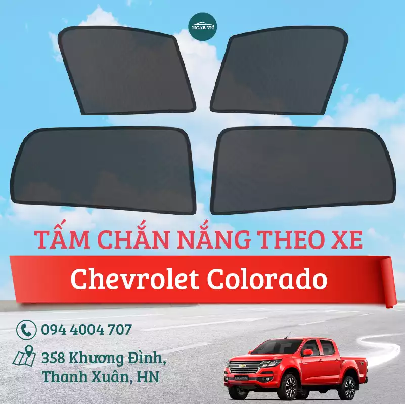Tấm chắn nắng nam châm xe Chevrolet Colorado