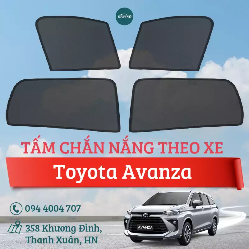 Tấm chắn nắng nam châm xe Toyota Avanza