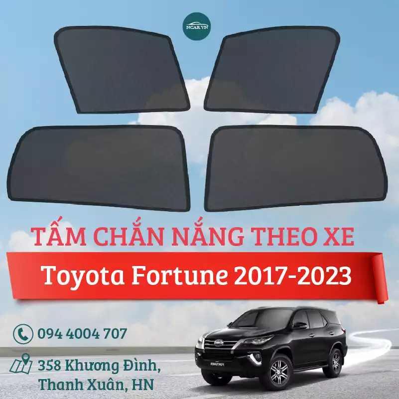 Tấm chắn nắng nam châm xe Toyota Fortune