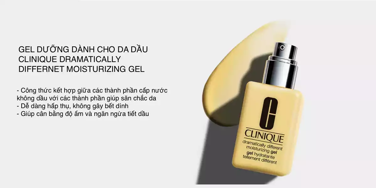 Kem dưỡng ẩm Clinique Dramatically Different Moisturizing Gel Oil-Free 125ml