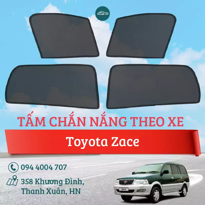 Tấm chắn nắng nam châm xe Toyota Zace