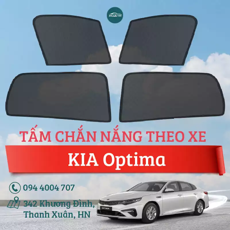 Tấm chắn nắng nam châm xe Kia Optima