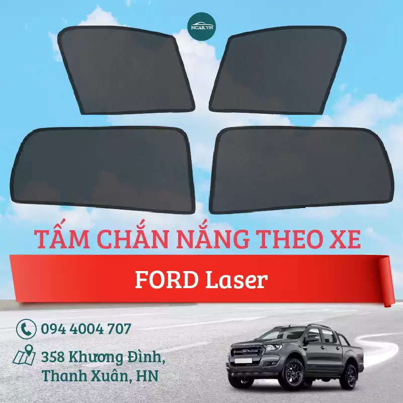 Tấm chắn nắng nam châm xe Ford Laser