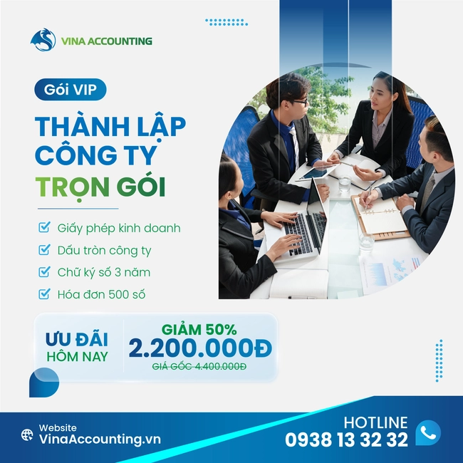 Dịch Vụ Đăng Ký Kinh Doanh - Dịch Vụ Kế Toán - Thuế - Pháp Lý Vina Accounting logo