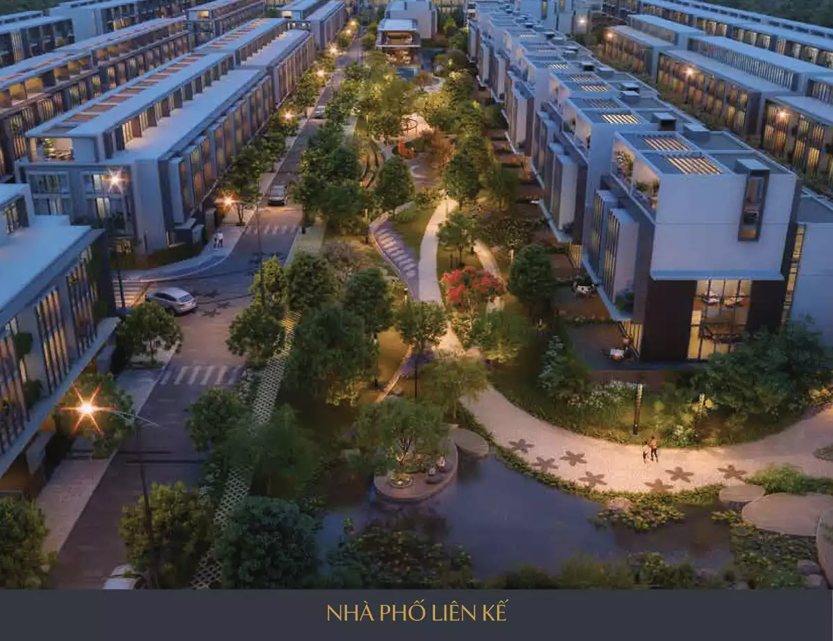 Mặt bằng thiết kế Nhà phố liên kế Senturia An Phú