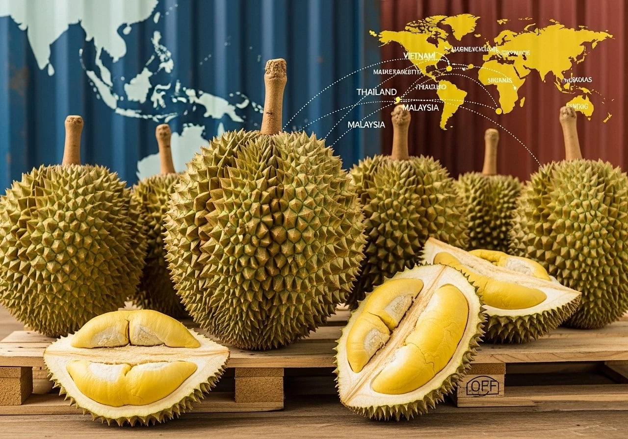 quy định về xuất khẩu sầu riêng sang Trung Quốc