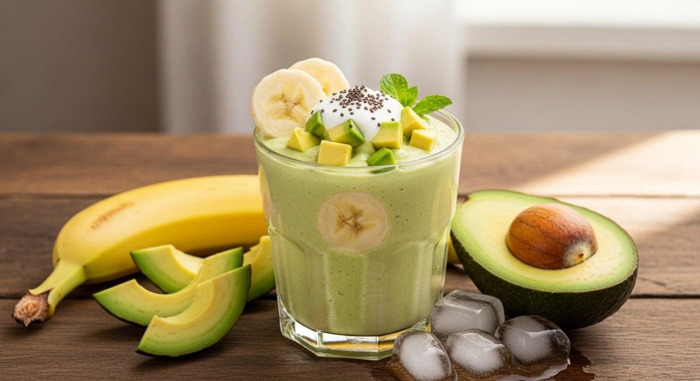cách làm sinh tố bơ chuối