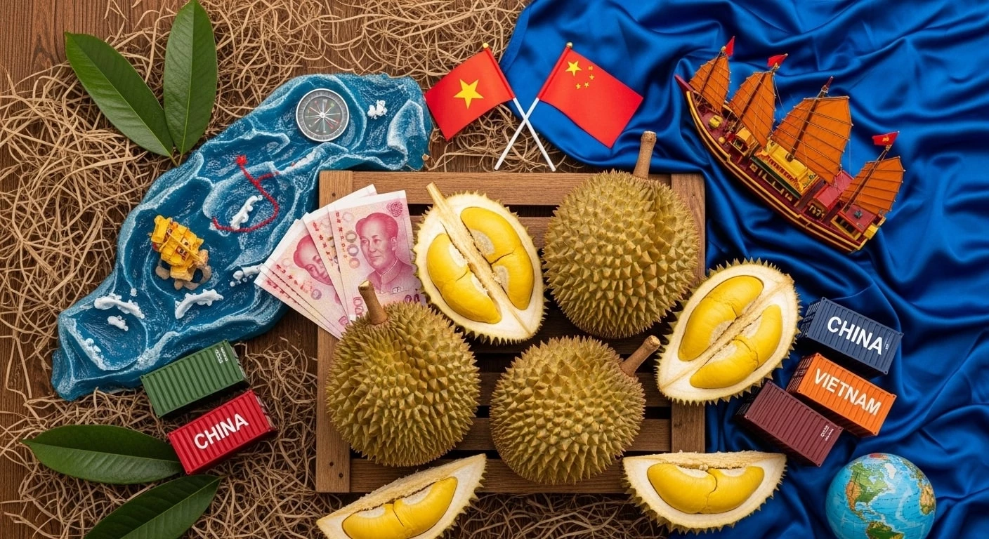 xuất khẩu sầu riêng Việt Nam sang Trung Quốc