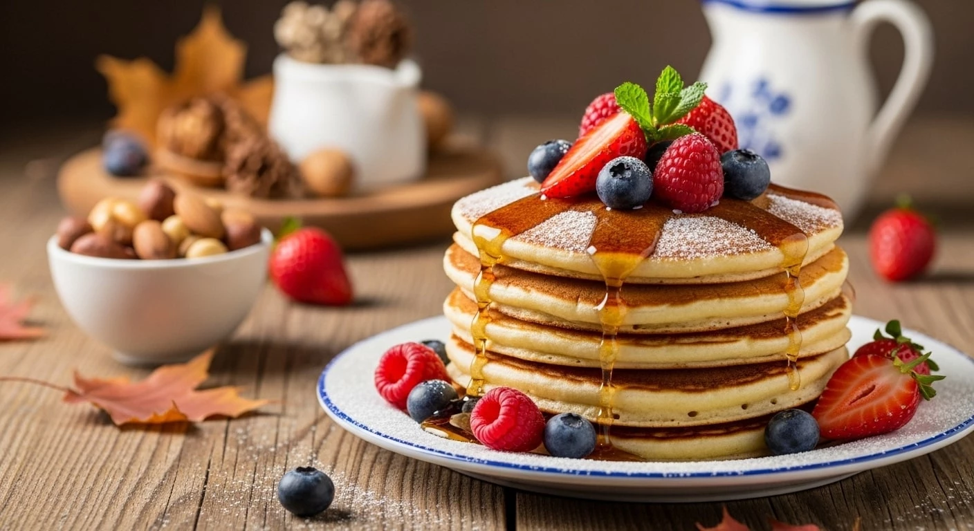 Bánh Pancake Trái Cây