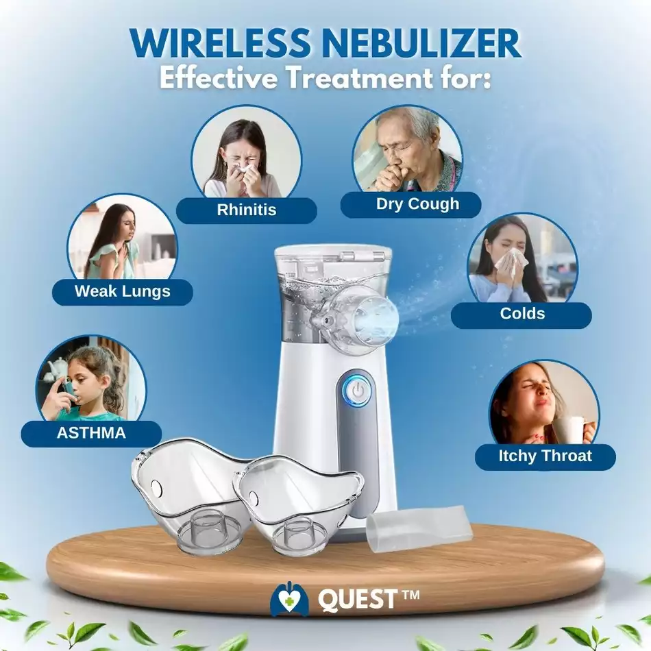 Quest Wireless Handheld Nebulizer Quest wireless handheld nebulizer