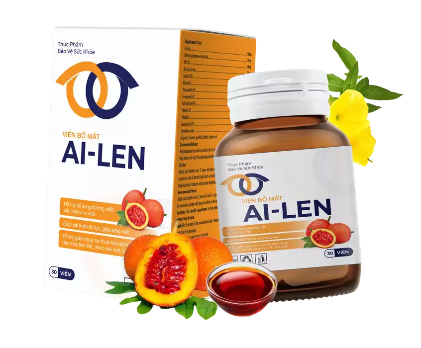 Ailen Viên uống tăng cường thị lực, giảm mờ mắt, Giá ưu đãi 50%