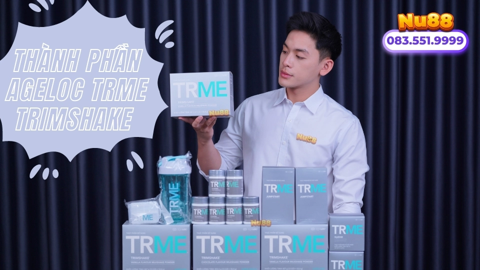 Thành phần bột uống ageLOC TRME Trimshake