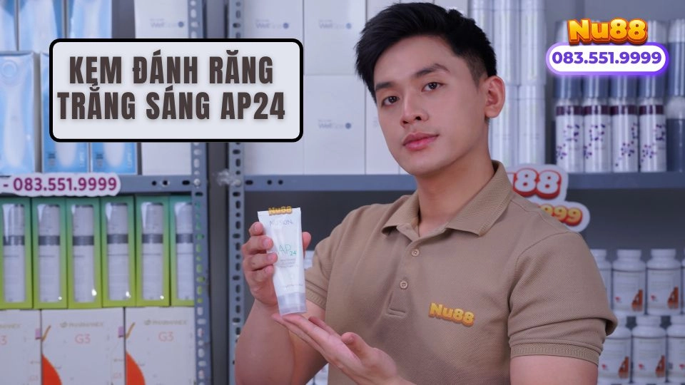 Kem đánh răng trắng sáng AP24 Whitening Fluoride Toothpaste