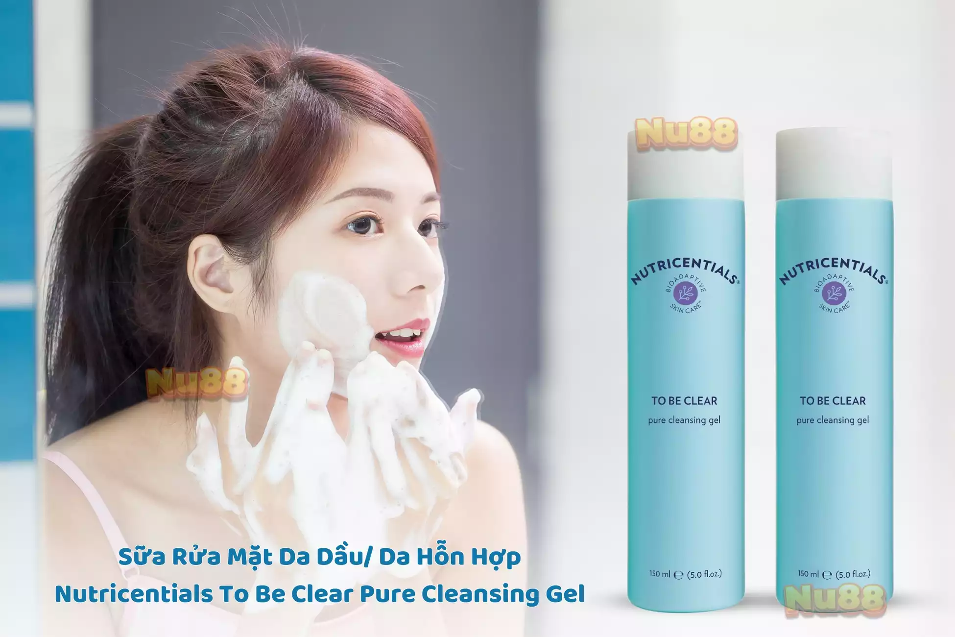 Sữa Rửa Mặt Nutricentials To Be Clear Pure Cleansing Gel Nuskin