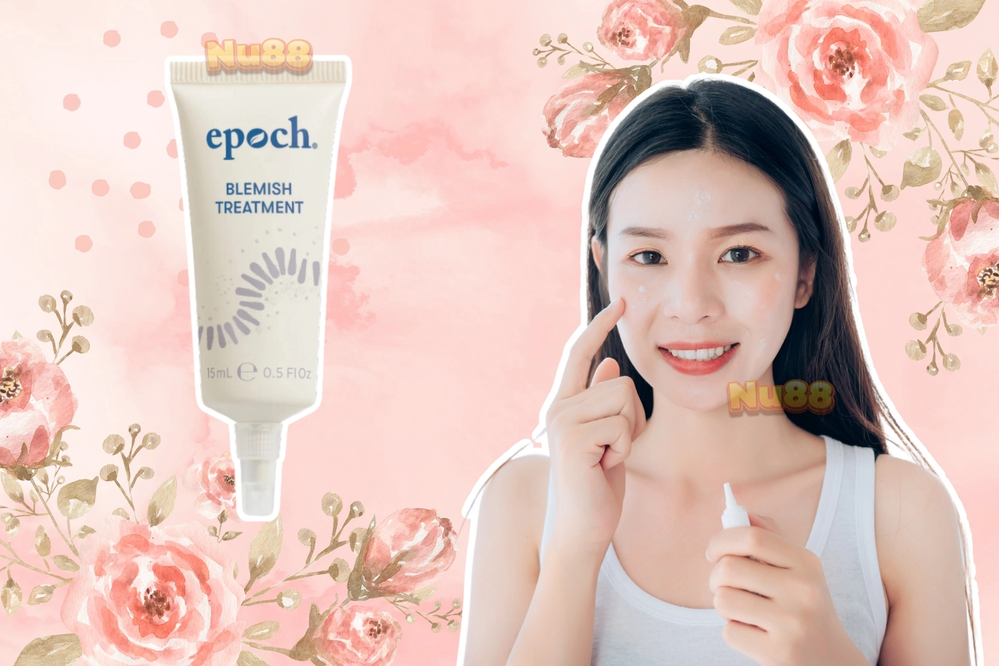 Kem dưỡng chăm sóc da mụn Epoch Blemish Treatment Nuskin