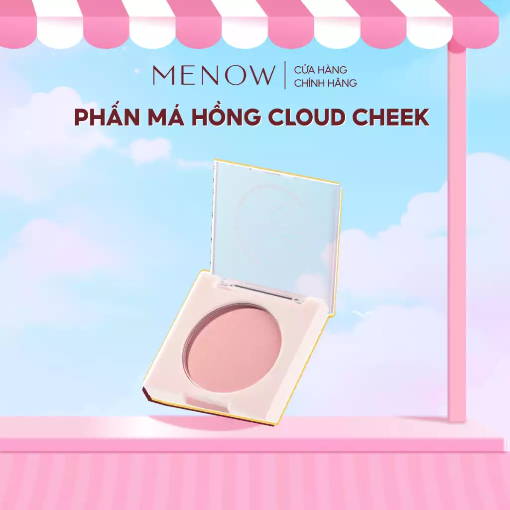 [MENOW] Phấn má hồng Menow Cloud Soft Sweetheart 4.5g | ENSTORE