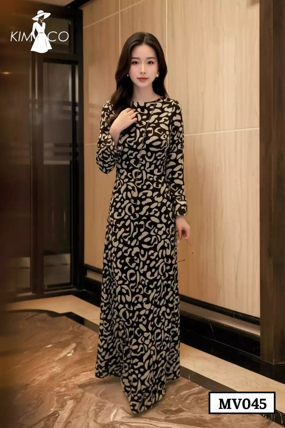 Midnight Pattern Dress - MV045 | MINNA