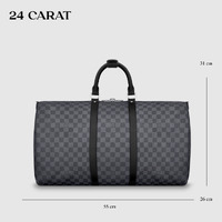 Túi trống LV keepall bandouliere Damier Graphite canvas