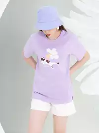 Áo phông nữ phom rộng in hình bóng bay