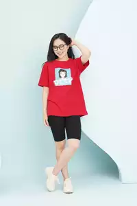 Áo thun dáng rộng freesize in hình Deep