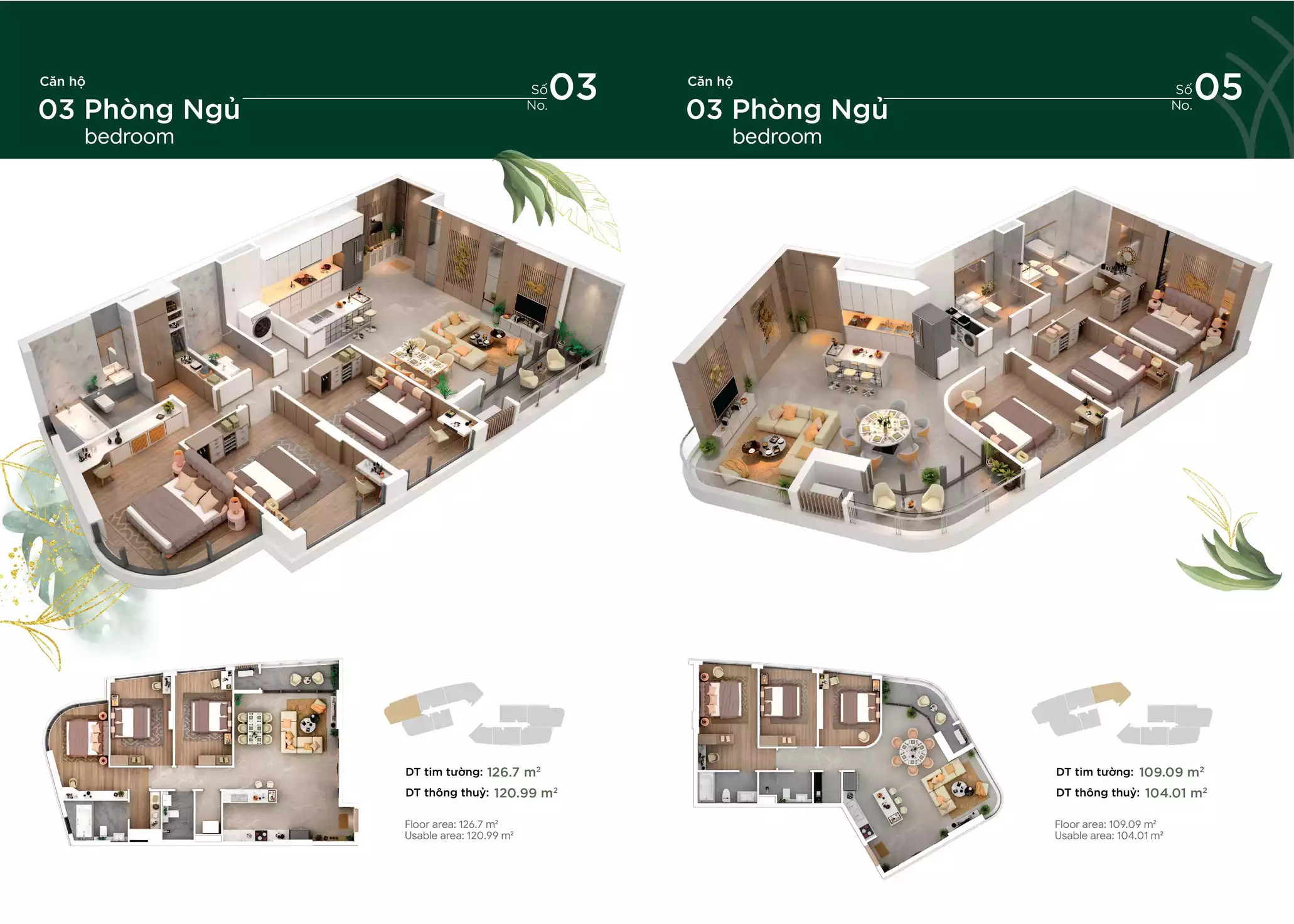3 BR Layout
