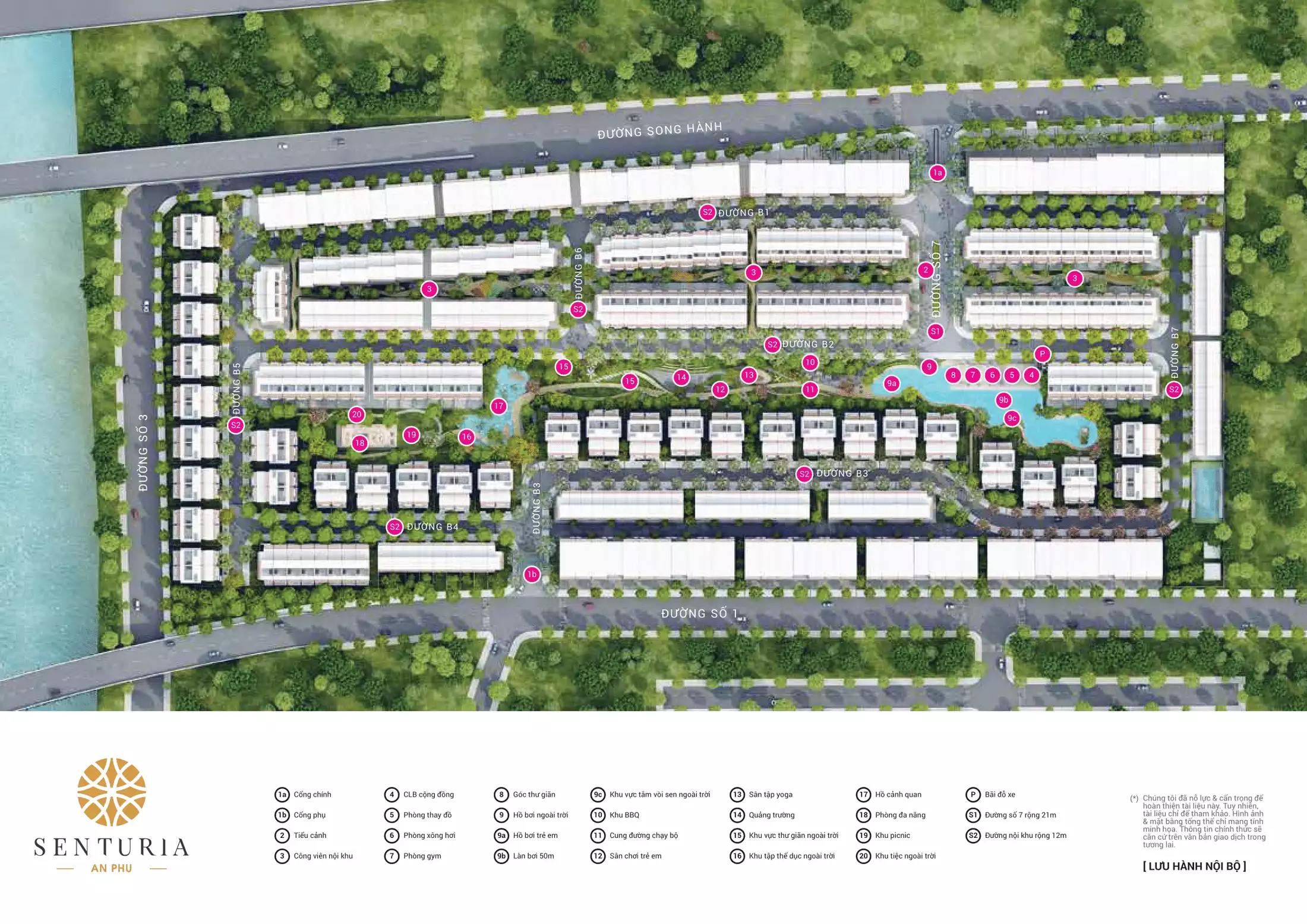 Mặt bằng tổng thể dự án Senturia An Phú