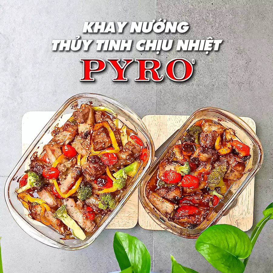 khay nướng thủy tinh chịu nhiệt