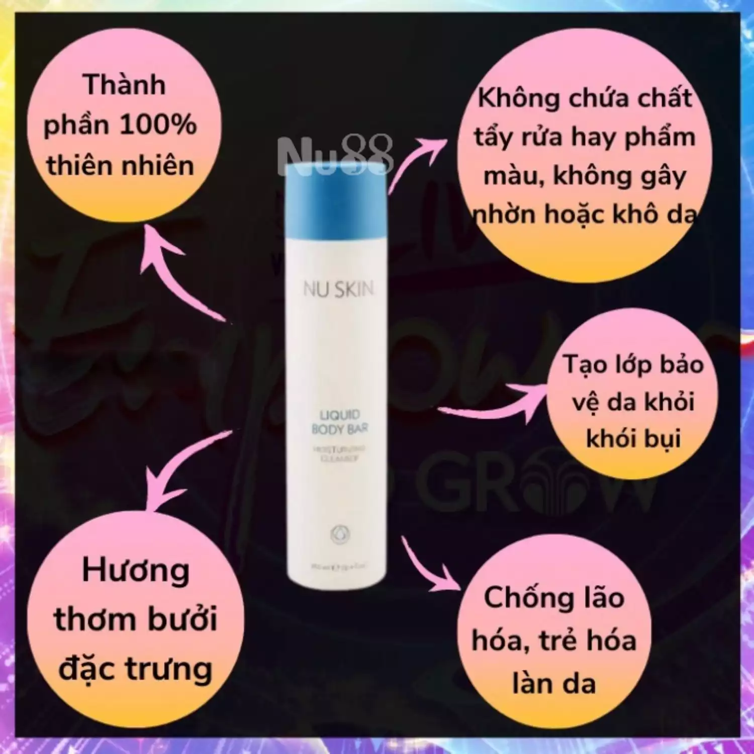 Sữa tắm Liquid Body Bar Moisturizing Cleanser